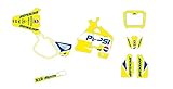  KIT DECO MOTO CROSS HONDA CR 500 PEPS GIALLO 1989-2001