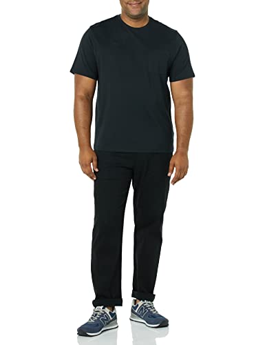 Image of Amazon Essentials Men's Short-Sleeve Crewneck Pocket T-Shirts, Pack of 2