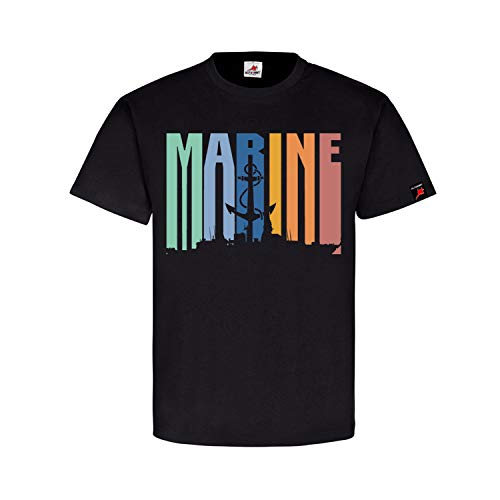 T-shirt Bundesmarine Fregatte Noir XL idéal pour vos sorties décontractées et rassemblements