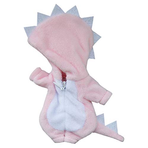 rakulifey OB11サイズ衣装 可愛い動物オーバーオール オビツ11服 オビツ11cmドール恐竜服 4色 プレゼント