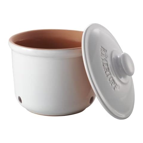 Römertopf The Fresh Pot MEDI, Ceramic, White, 1 Litre Cover