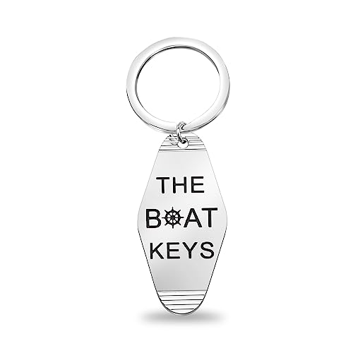 CENWA Funny Boating Gifts for Boat Owner Boat Lovers Gifts The Boat Keys Hotel Keychain