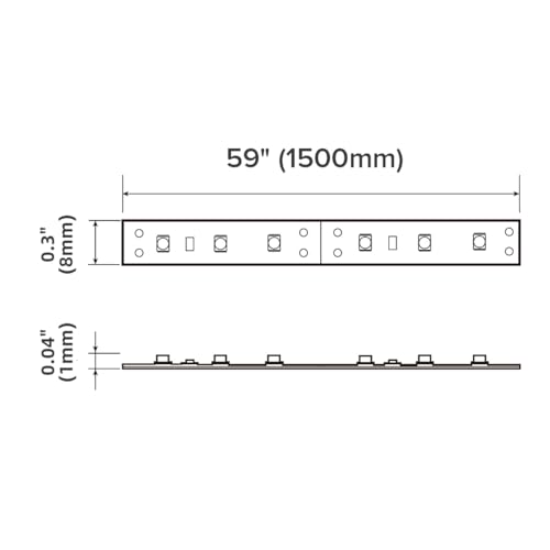 Tira de LED Warm White para interior 60 pulgadas miniatura 7