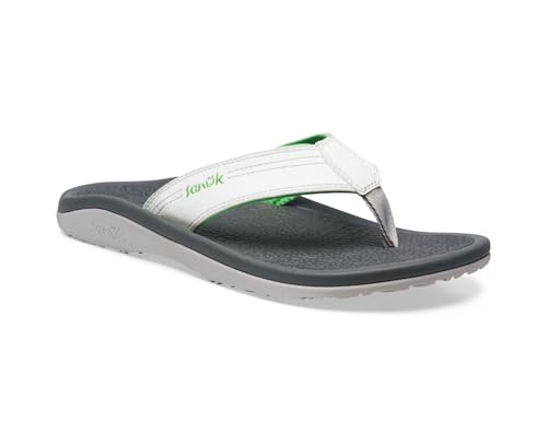 Image of Sanuk On the Rocks Men's Beach Sandals | Flip Flops for Men | Quick Dry Flip-Flop Slides | Supportive & Lightweight | Arch Support Footbed
