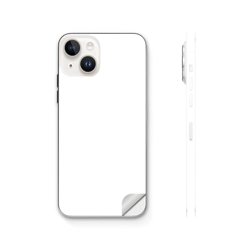 Amazon | igsticker iPhone14 用 全面スキンシール 004273 白 シンプル