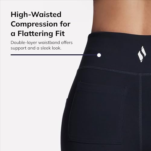 Skechers Women's Go Walk High Waisted Pant Joy – 4-Way Stretch, Moisture-Wicking, Layered Waistband3