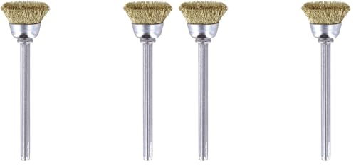 Image of Dremel 536-02 Brass Brushes (4 Pack), 1 /2 inch Diameter