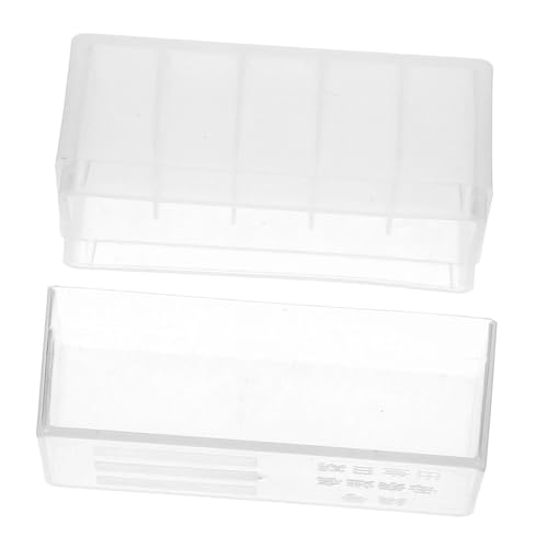 LIFKOME Lab Freezer Bin Cryogenic Tube Storage Box Test Tube Rack Reagent Freezer Box
