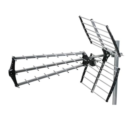 HDSAT ANTENNE TNT TRINAPPE PRÉMONTÉE Gain 18dB UHF rateau terrestre Toit Maison