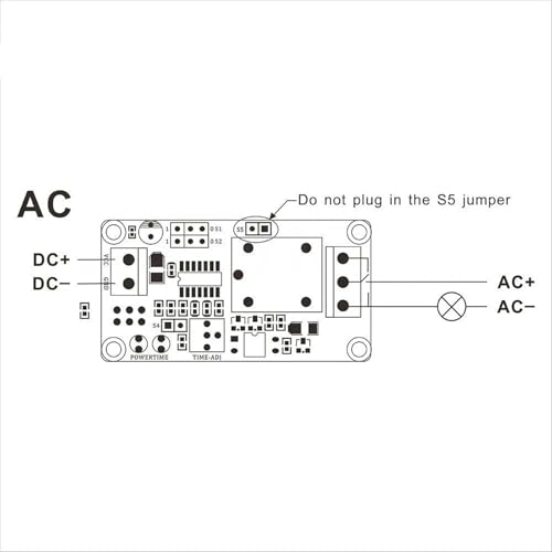 Module de relais temporisé DC 12V avec interrupteur à ouverture normale réglable - 3