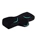Sweethome Jane Memory Foam Neck Pillow Eyelash Extension Ergonomic Curve Improve Cervical Pillows for Neck Pain - for Side and Back Sleeping Travel,Black Pillowcase Included (Firm)