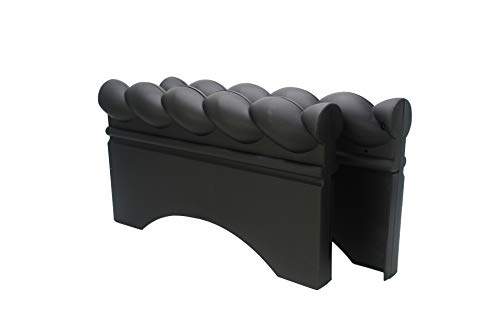 Linic Black Colour Full Rope Top Plastic Garden Border/Lawn Edging. UK Made. (X8172) Free UK Postage. (100)