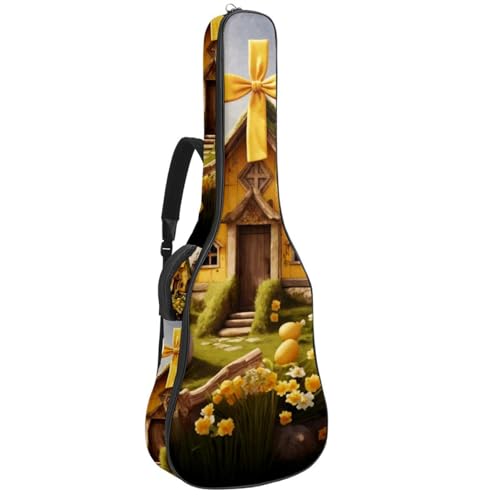 Housse pour guitare acoustique 101 104 106 cm étanche multi-poche