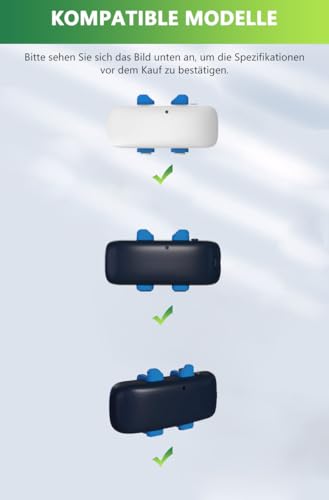 Bouge Gummiklemme Kompatibel mit Trac-ti GPS Dog 4 Tracker für Hunde, 6er-Pack Gummi Clip Zubehör für Hunde