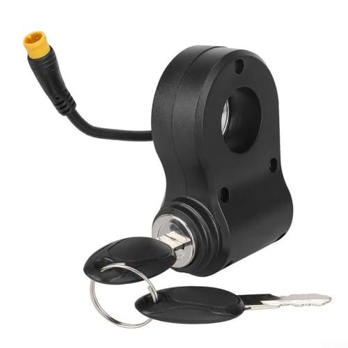 Per Kukirin Elettrico Scooter Serratura Plastica 3 Pin Compatibile con Per G2 Per Pro Per Max Modelli Serratura con Chiave Adatto per Scooter