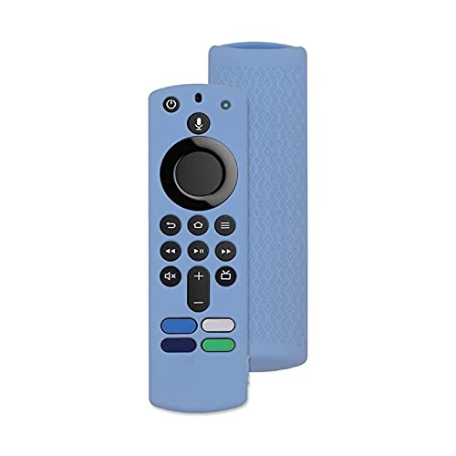 Cáscara Protectora del Control Remoto de Silicona para el Fuego de para Amazon TELEVISOR Cubierta Protectora Antideslizante de Stick 4K Antideslizante. (Color : Red)