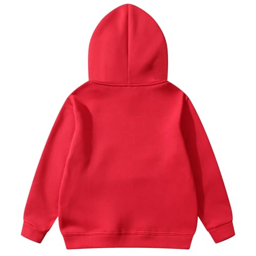 Sudadera con Capucha Infantil para Niños y Niñas Tejido y Cálido para Actividades Diarias y Deportivas (RD2, 6-8 Years)
