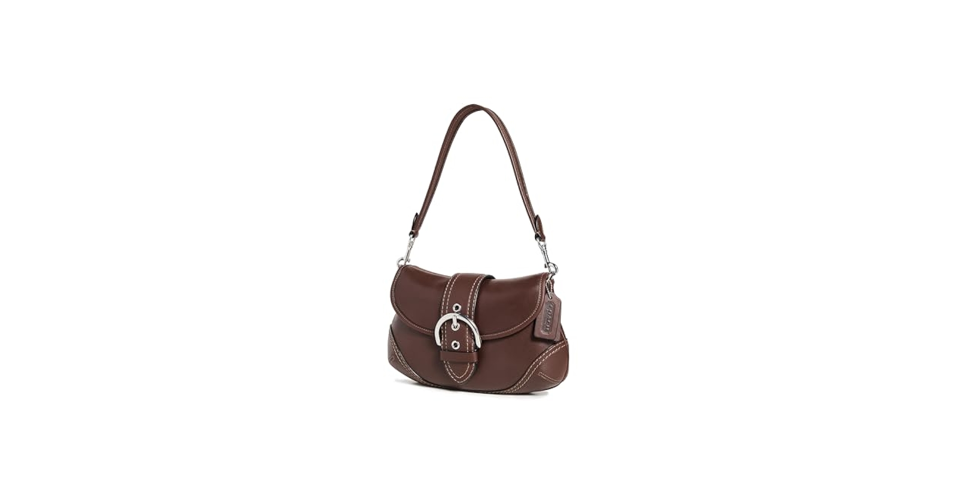 バッグ Coach Small Soho Leather Shoulder Bag COACH Soho Slim Shoulder Bag; Blk soft Leather; #1453
