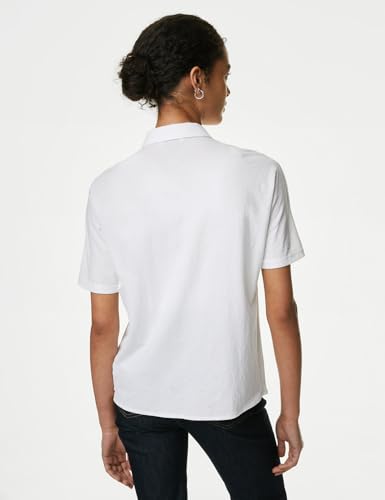 Image of Marks & Spencer Collared Button Through Shirt