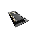 63"x30" Walking Pad Mat for Carpet Floors,Under Bike Treadmill Mat for Hardwood Floor Protection,0.24" Thick Exercise Equipment Matt Compatible with Peloton Matt Stationary Exercise Bike Trainer Pad