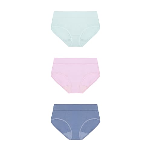 Image of PLAYTEX Women's Tummy Control Underwear Hipster Pack, 3-Pack, Stretch Cotton, Plus Size Panties Avail., Moisture Wicking