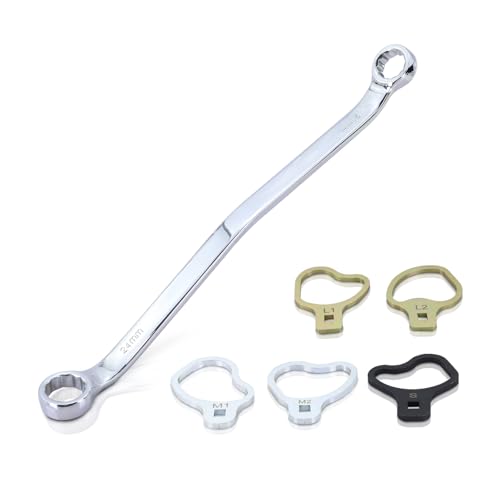 41620 Caster Camber Kit Compatible with Chevrolet GMC No-Slip Cam Adjusting Holding Tool with 21mm/24mm Wrench