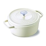 グリーンパン 両手鍋 22cm 満水容量3.3L 【フェザーウェイト】 IH・ガス火対応 セラミックコーティング PFASフリー 有害物質・フッ素樹脂不使用 ダイヤモンド粒子配合 オーブン使用可 クリームホワイト 鍋つかみ付 CC007050-004