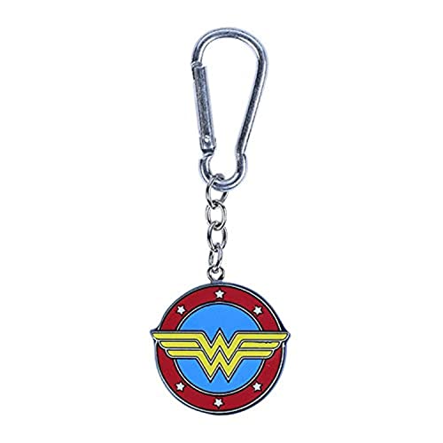 Pyramid International Wonder Woman (Logo) Llavero 3D, multicolor, Talla única Unisex Adulto