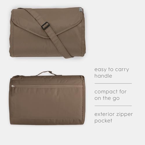 Image of Little Unicorn 5'x7' Outdoor Family Picnic & Beach Blanket | Durable & Water-Resistant Fabric | Compact Fold & Easily Wipes Clean | Zipper Pocket (Sun Baked)