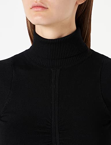 Morgan Femme Pull Col Roule Avec Fronces 192 mpardi.n T shirt - vue 3