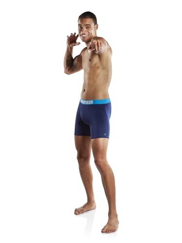 JOE BOXER Performance Microfiber Boxer Briefs for Men Pack of 4, Supportive and Flexible Boxer Brief Mens Underwear3