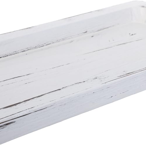 Bandeja decorativa de madera clara rectangular iplusmile para comedor 4