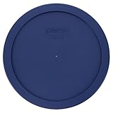 Pyrex Blue Plastic Cover fits 6 & 7 Cup Round Dishes