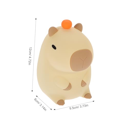 Lámpara de noche de silicona VALICLUD con diseño animal USB miniatura 2