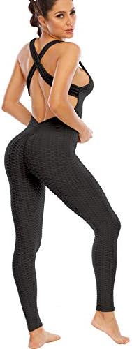 Textured yoga jumpsuit Clearance