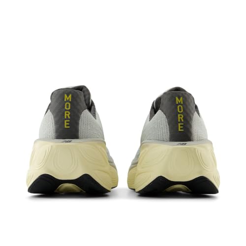 New Balance Men's Fresh Foam X More V5 Running Shoe, Brighton Grey/Calcium/Cyber Jade, 7 M