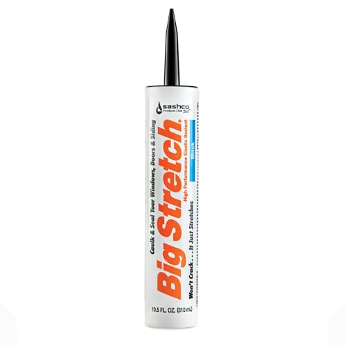 Image of Sashco 10004 Big Stretch Caulk Black 10.5-ounce