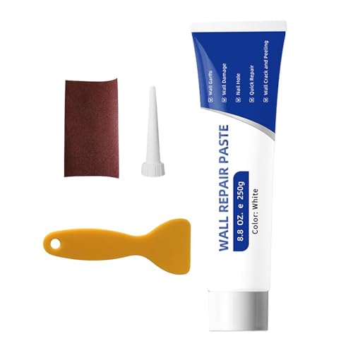 Kit De Reparación De Paredes - Impermeable Duradero Secado Rápido,Kit Reparación Pared Seca Con Espátula - Para Garaje Dormitorio Apartamento Huecos Agujeros Grietas Arañazos