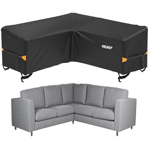 Velway Waterproof Garden Sofa Cover with Straps Cover