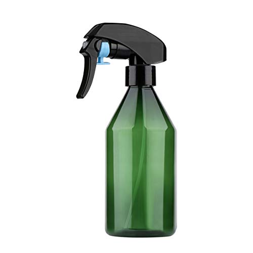Useekoo Plant Mister Spray Bottle Plastic, 10oz Fine Mist Plant Sprayer Mister for Cleaning Solutions Hair Care Trigger Sprayer Green