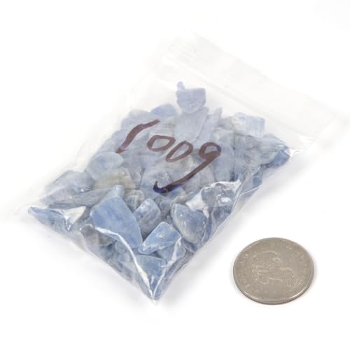 Image of 100 grams Small Tumbled Chips Polished Crushed Stone Crystal Healing Embellishments