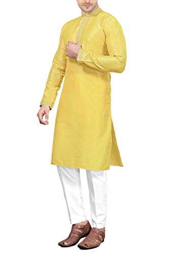 SK113 Men's Kurta Pajama Set Indian Traditional Party Wear Outfit2