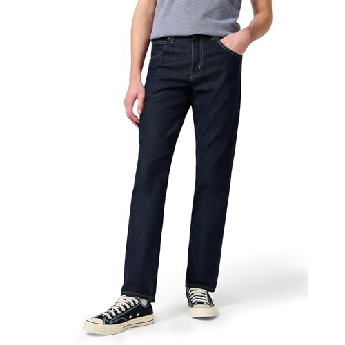 Wrangler Herren Durables Regular Fit Jeans, Rinsewash, 32W / 32L