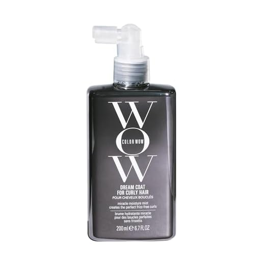 Color Wow Dream Coat Curly Hair Stylingspray, Anti Frizz Spray Lockiges Haar, Ultraleichtes Glanzspray Locken Für Halt & Glanz, Innovatives Leave-In Spray, 200ml