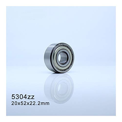 Roulement 5304 ZZ à billes double rangée contact angulaire pour axe de 20 mm