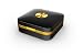 Produktbild flow-med Dry Care UV - Trockenbox für Hörgeräte  Hörgerät Reinigung mit UV Lampe - Hörgerättrockner mit Etui - Hochwertiges Hörgerät Zubehör (Schwarz/Gold)