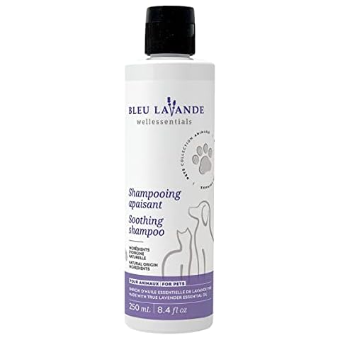 Bleu Lavande Lavender Soothing Pet Shampoo- Enriched with 100% Pure & Premium Lavender Essential Oil – Calming & Hydrating Benefits- pH Balanced –- 96.3% Natural Ingredients – Certified Cruelty Free Cover