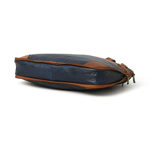 Image of ADYAN Leather Messenger Bag 15 Inch Laptop Bags For Men Office Briefcase for Man Women Business Briefcases