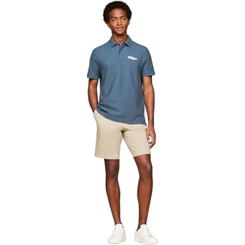 Tommy Hilfiger Men's Chainstitch Polo Shirt Cover