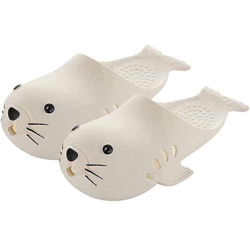 Sea Lion Slippers, Men's And Women's Animal Slippers Summer Beach Slippers And Indoor Shower Shoes